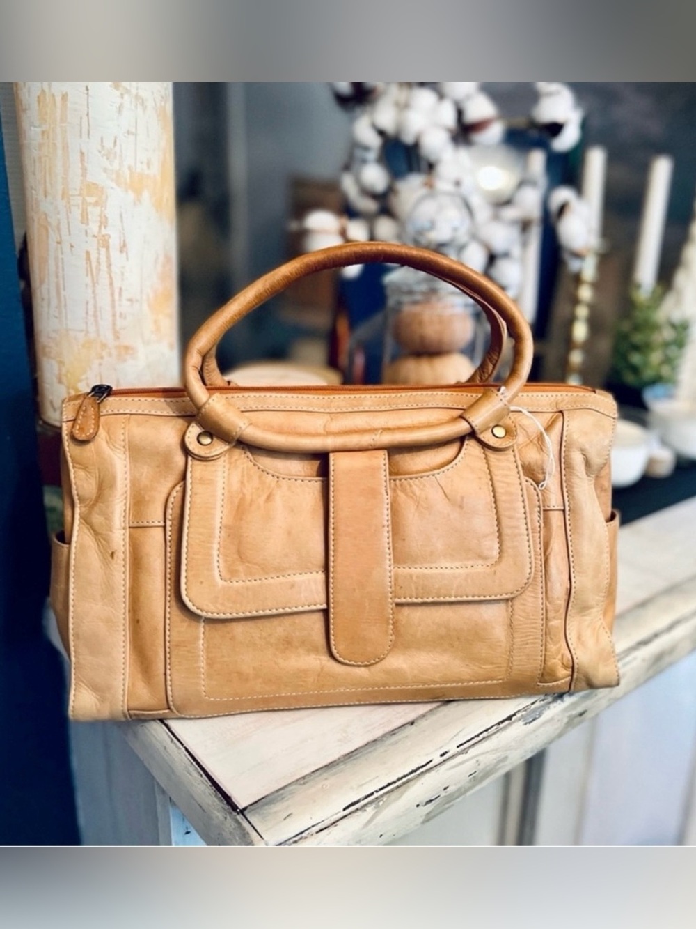 Vintage Butter Soft Leather NorthStyle Handbag